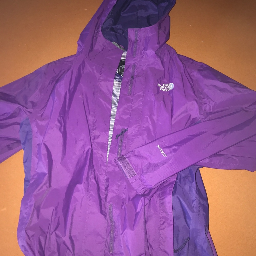 purple north face rain jacket - Picture 2 of 5